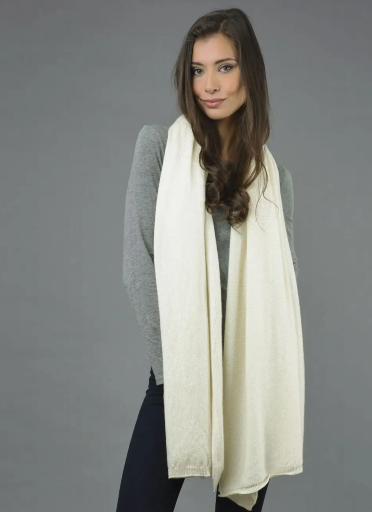Knitted Pure Cashmere Wrap