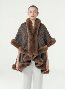 Cashmere Hooded Cape