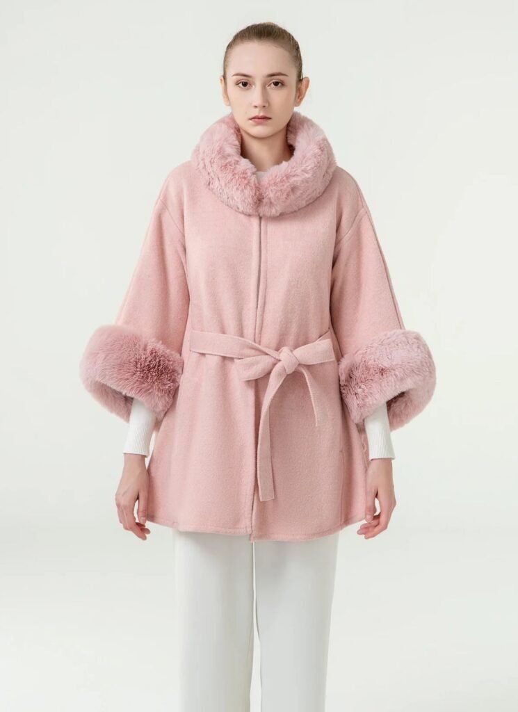 Cashmere Hooded Cape