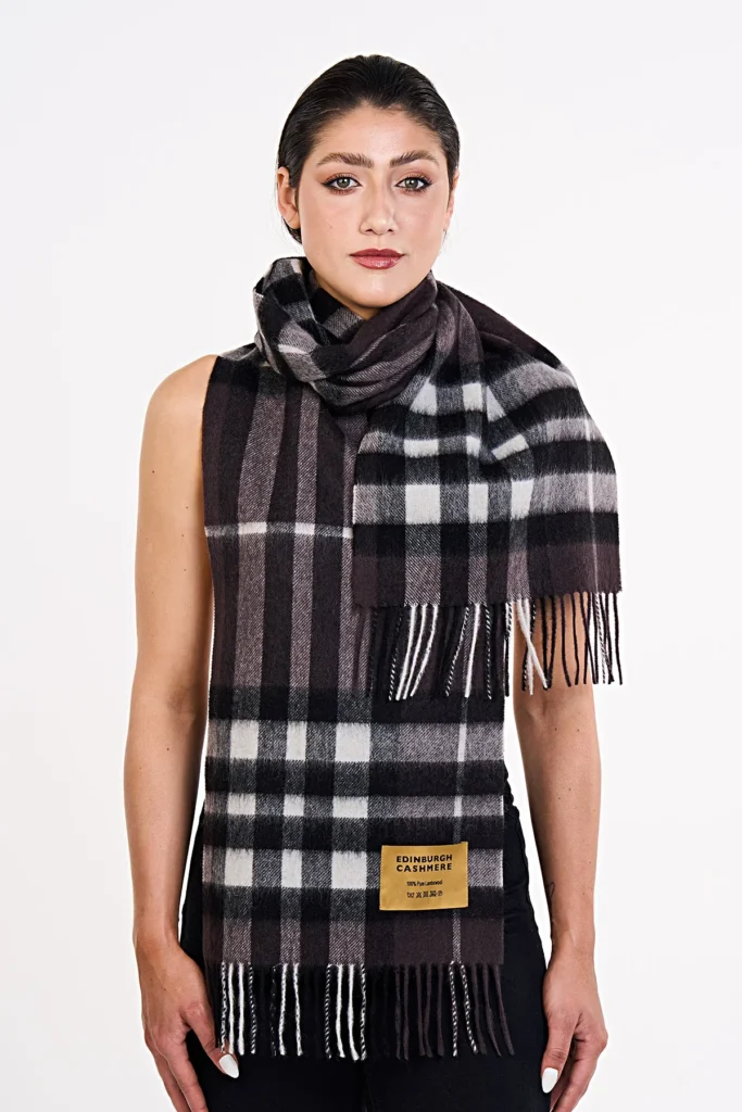 100% Pure Wool Scarf DC Check Exclusive Design 