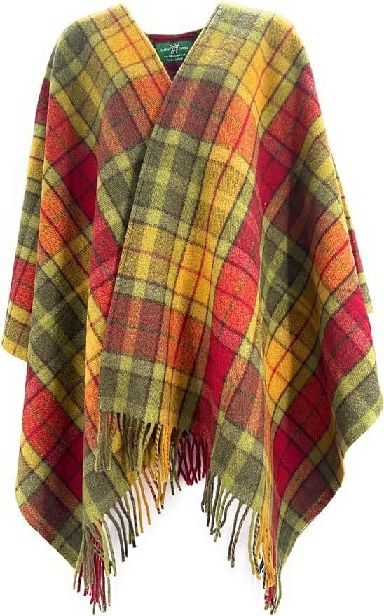 Buchanan Autumn Women's Pure Wool Cape 