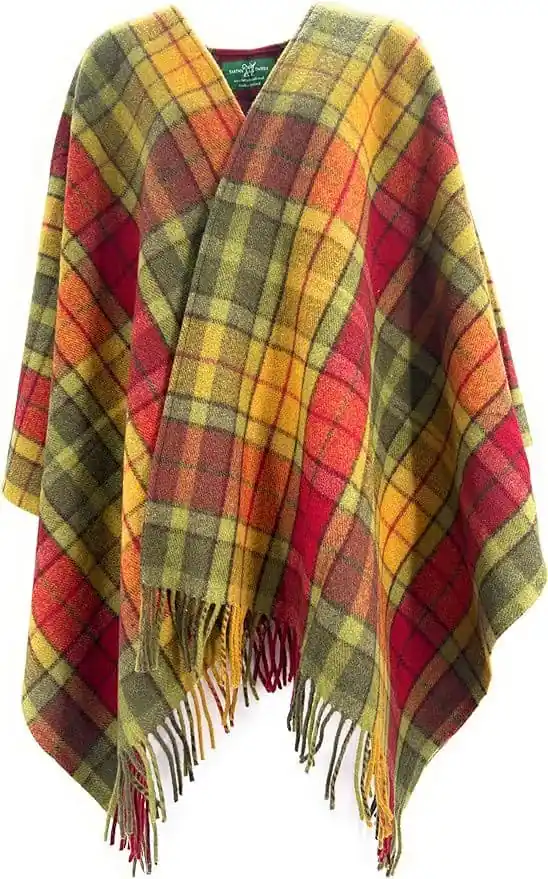 Buchanan Autumn Women's Pure Wool Cape 