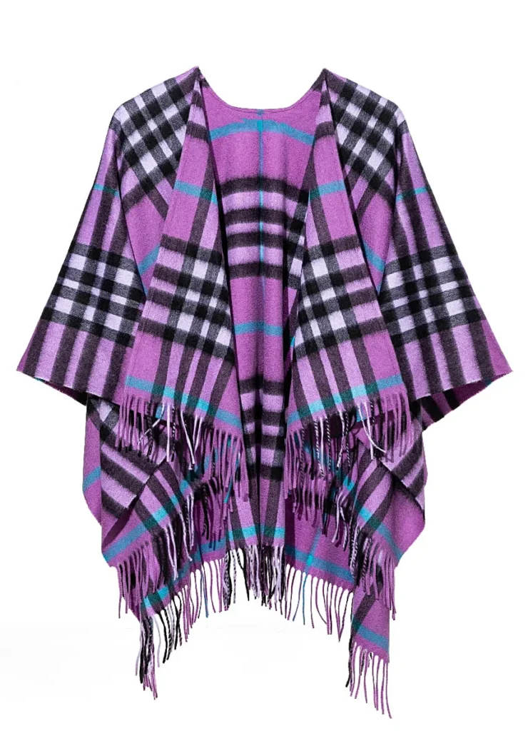Cashmere Cape DC Classic Lilac Poncho 