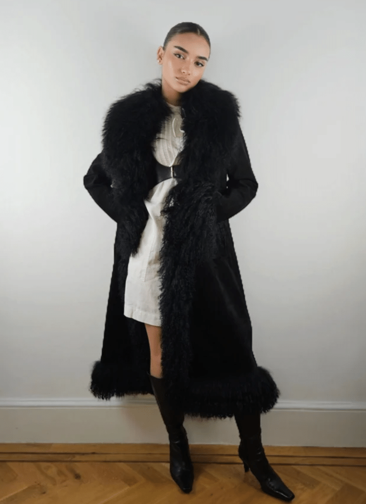 Shalah Suede Coat