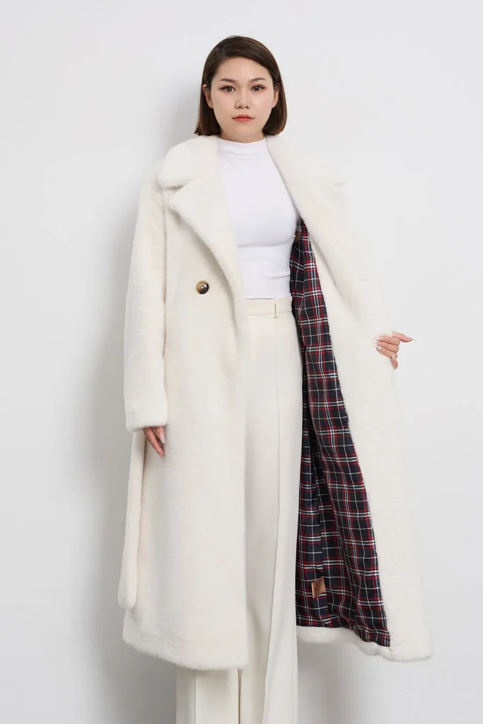 Women's Fur Long Coat Exclusive Design