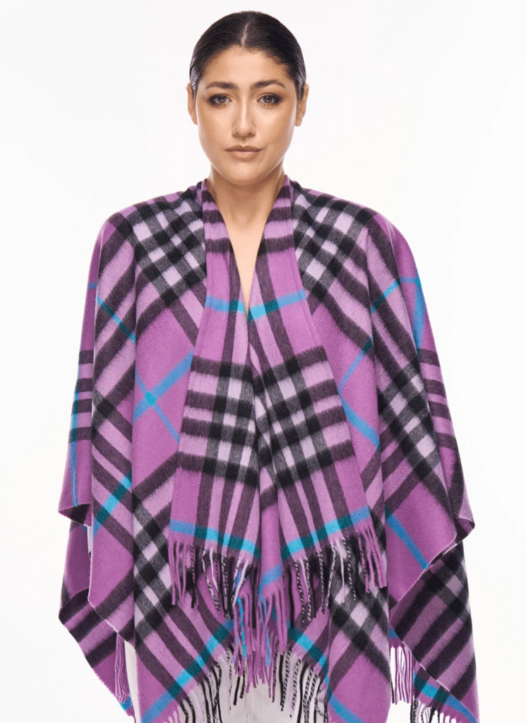 Cashmere Cape DC Classic Lilac Poncho 