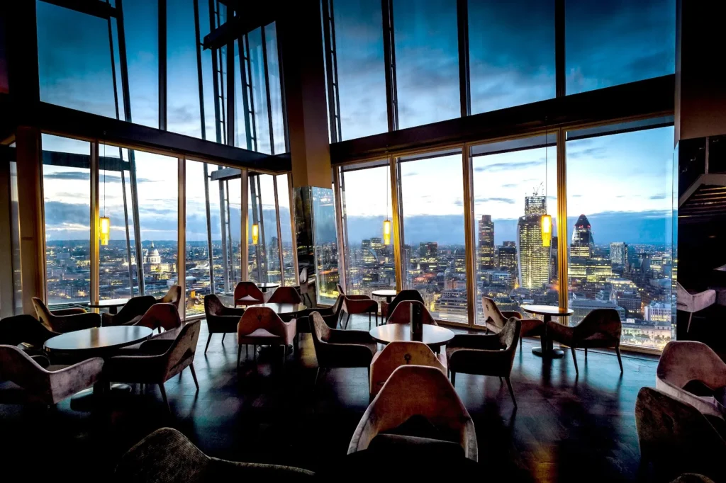 Three Course Sunset Experience for Two at Aqua Shard, London